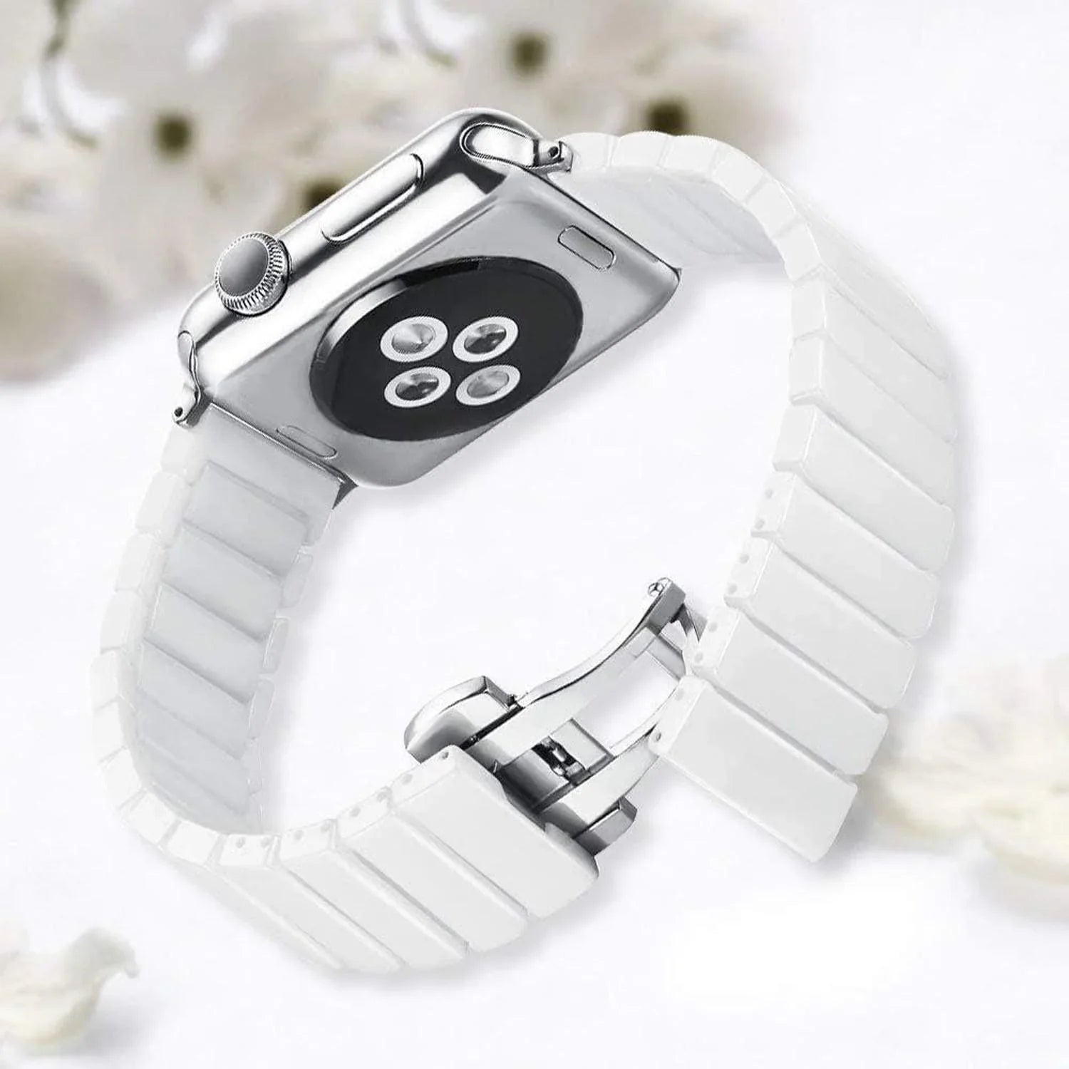 Apple Watch Armband Lumora - Keramik - Weiß