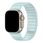Apple Watch bandje Vetra - siliconen - lichtblauw