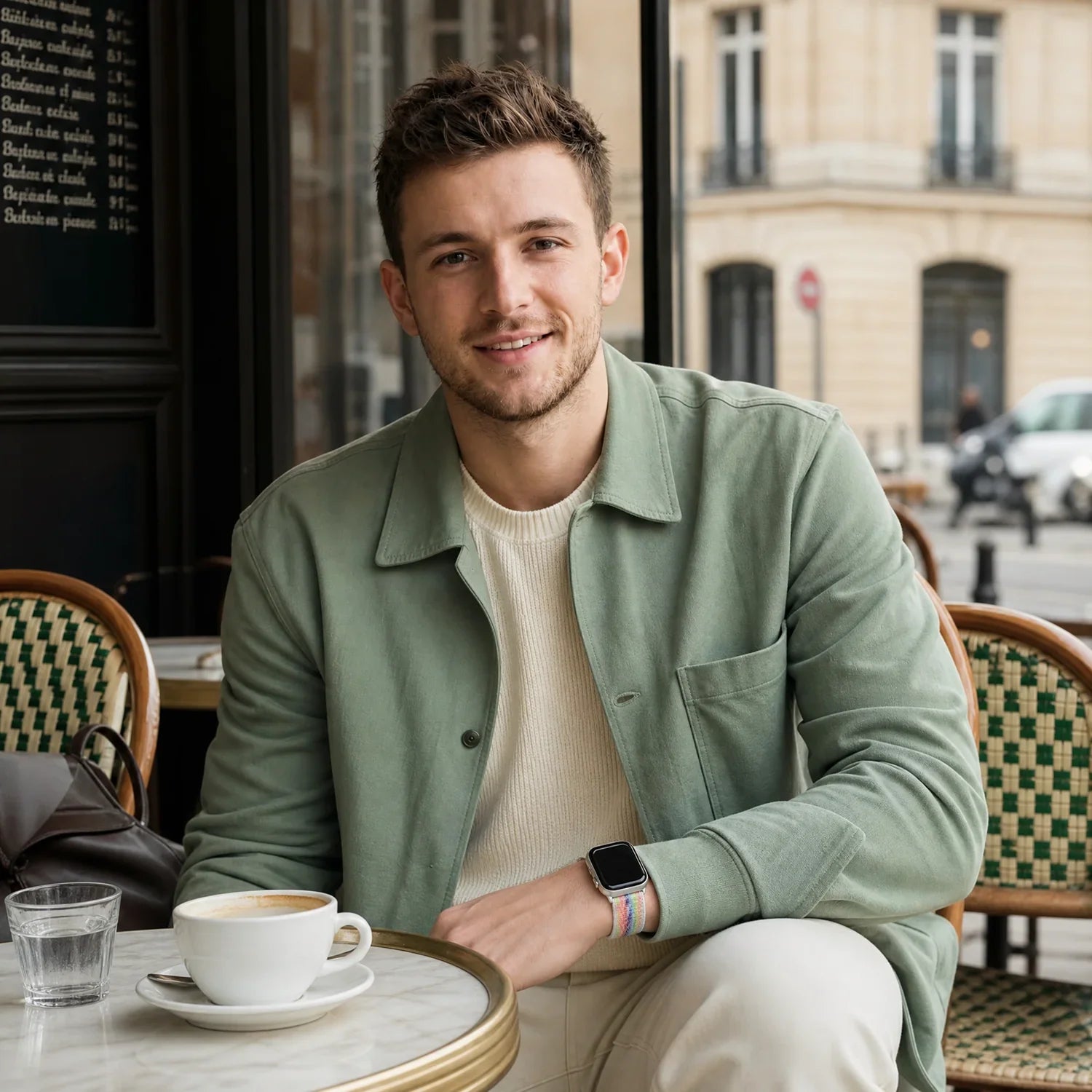 Apple Watch bandje Flyne - geweven - nylon - pride 2026