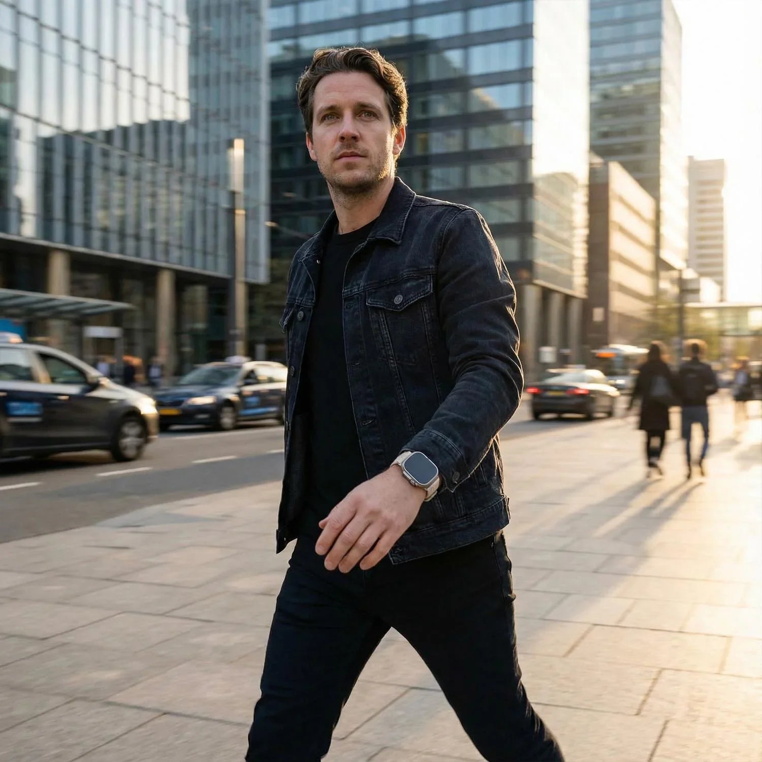 Apple Watch Armband Averro – Nylon – Polarstern