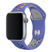 Apple Watch Armband Fusion – doppelt – Silikon – buntes Lila