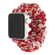 Apple Watch Armband Bloomsy - Scrunchie - Nylon - Blumen Rot