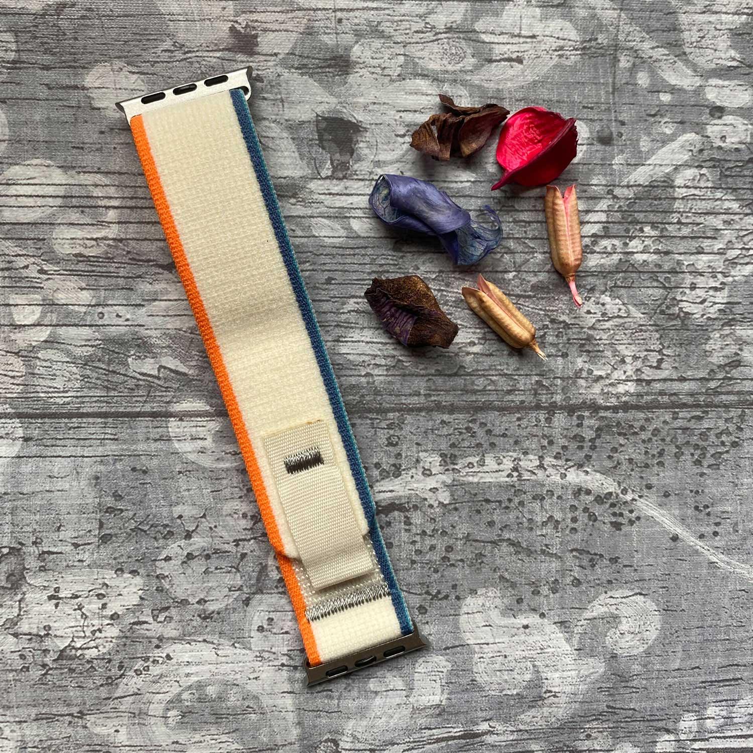 Apple Watch Armband Trail - Nylon - Orange Beige