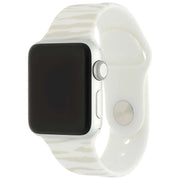 Apple Watch Print-Armband – Silikon – Zebra Starlight