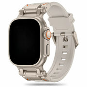 Apple Watch Robustes Armband – Silikon – Starlight – Titan