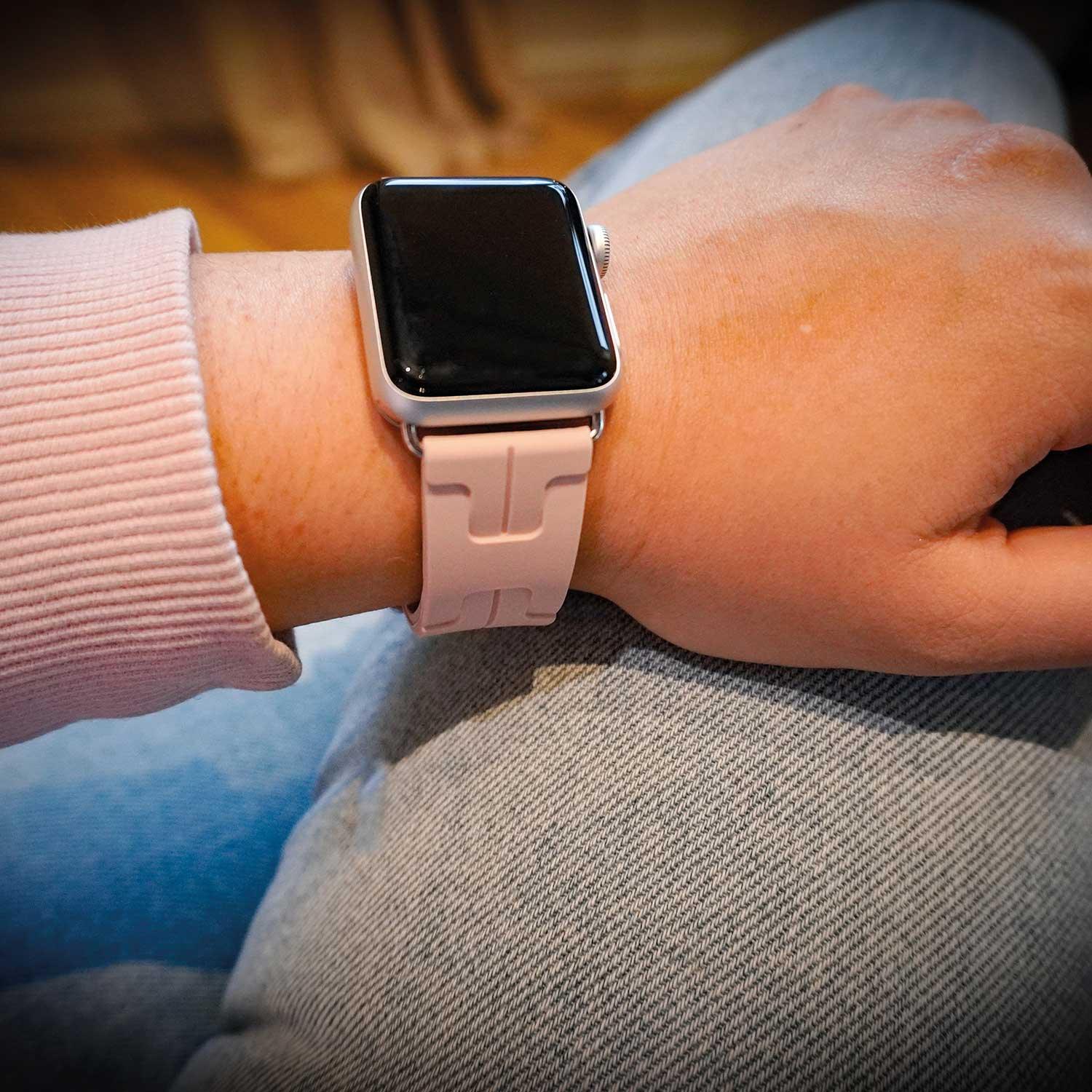 Apple Watch Armband Kilim - Silikon - Pink Sand