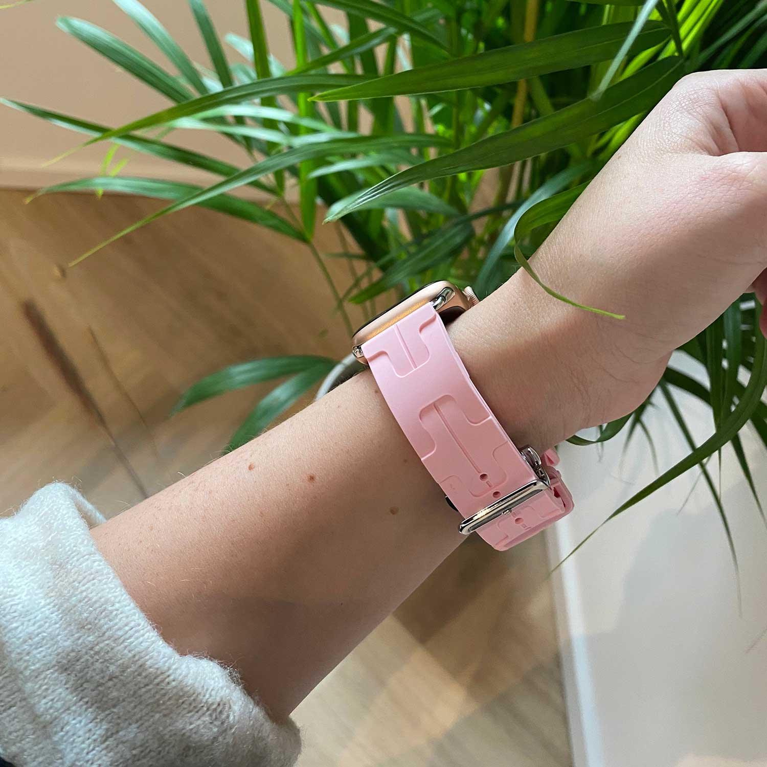 Apple Watch Armband Kilim - Silikon - Rosa