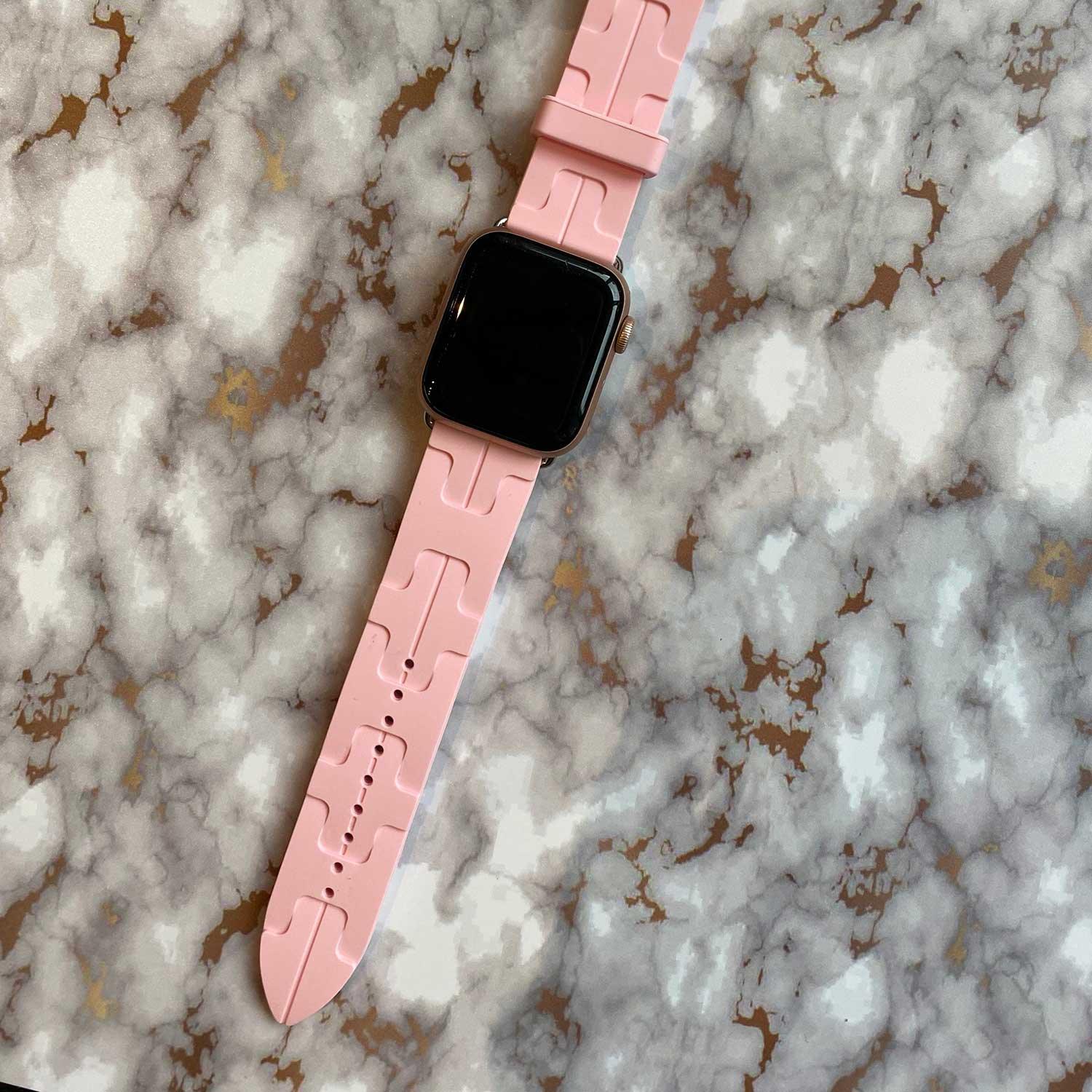 Apple Watch Armband Kilim - Silikon - Rosa