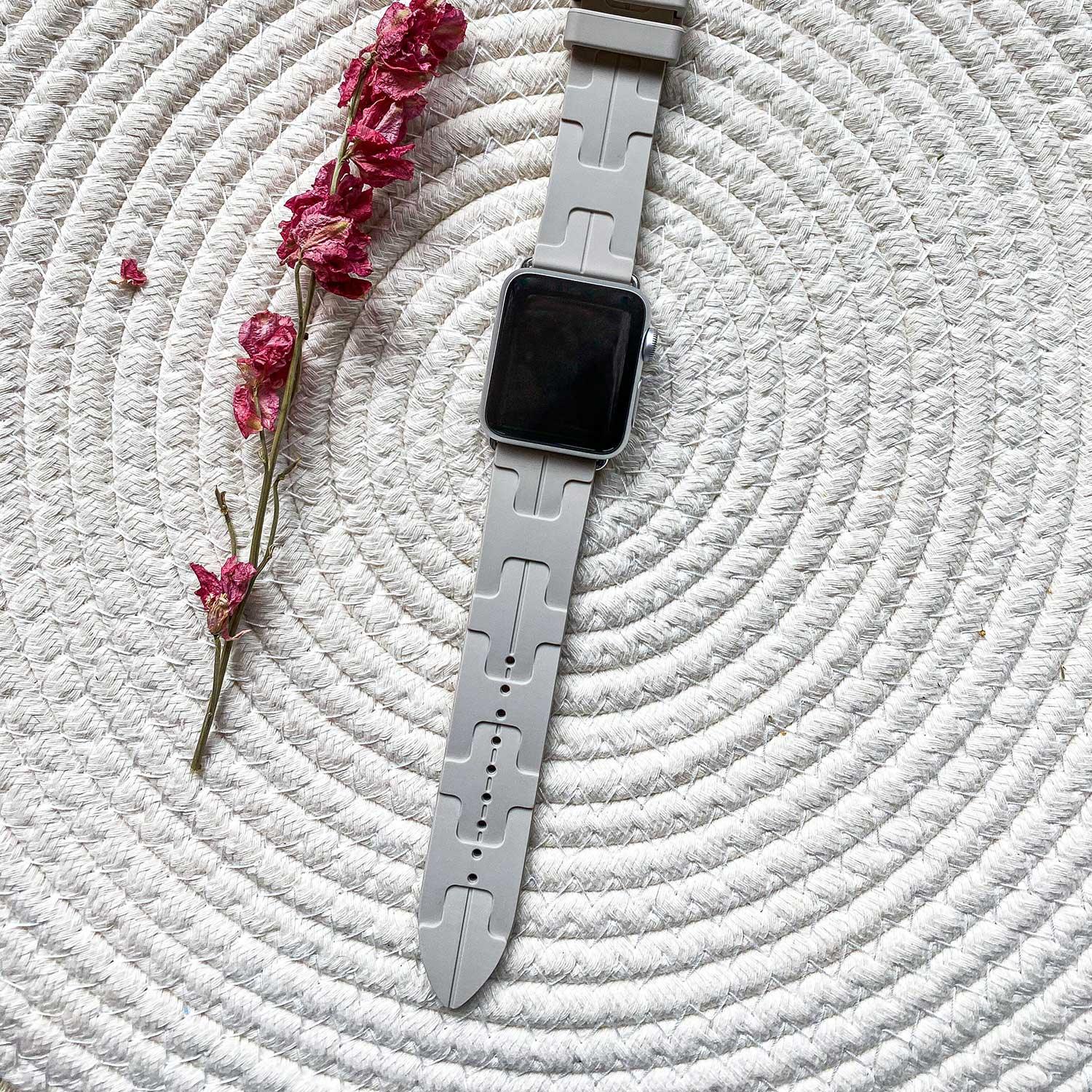 Apple Watch Armband Kilim - Silikon - Polarstern