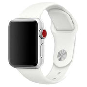 Apple Watch bandje Savro - siliconen - zacht wit