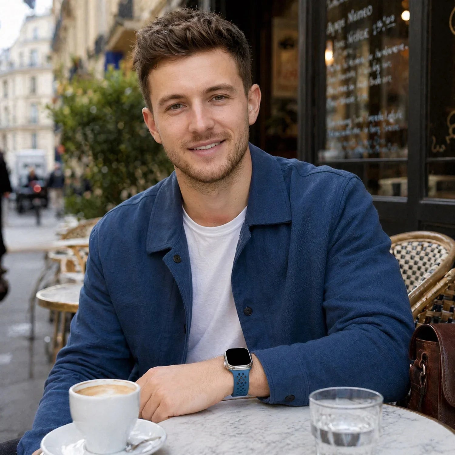 Apple Watch Sprint bandje - siliconen - blauw