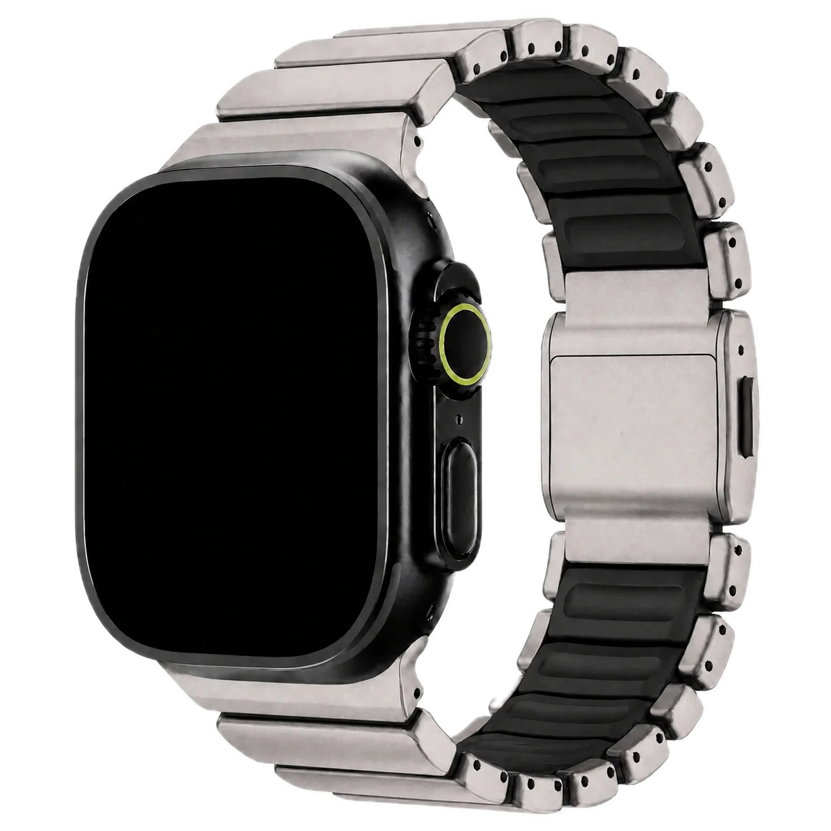 Apple Watch bandje Ember - staal - titanium zwart