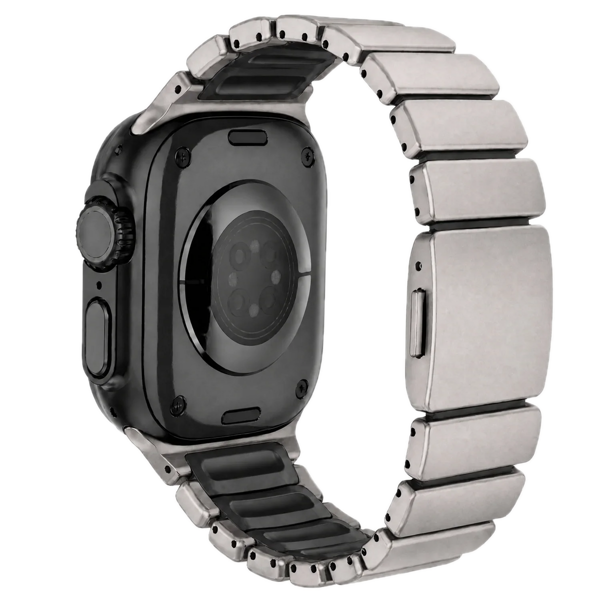 Apple Watch bandje Ember - staal - titanium zwart