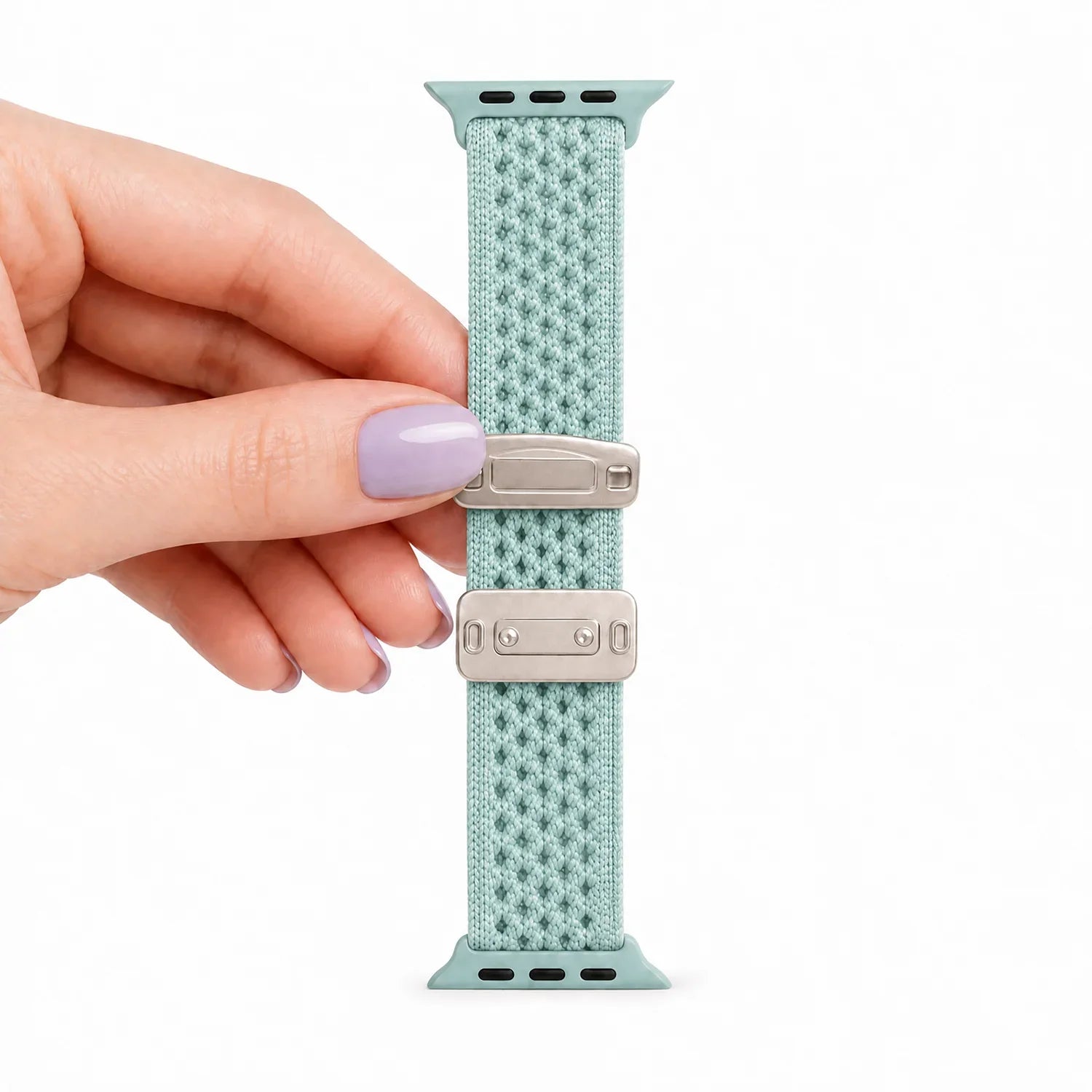 Apple Watch bandje Knit - nylon - groen