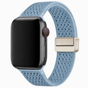 Apple Watch bandje Knit - nylon - lichtblauw