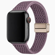 Apple Watch bandje Knit - nylon - smokey paars