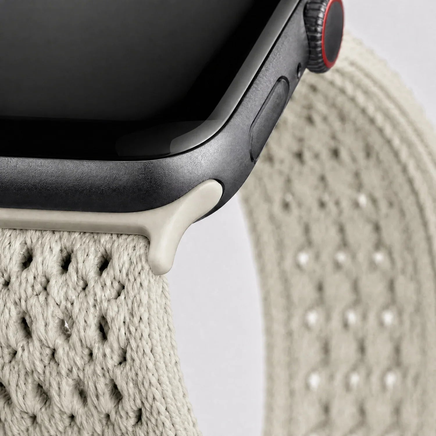 Apple Watch bandje Knit - nylon - sterrenlicht