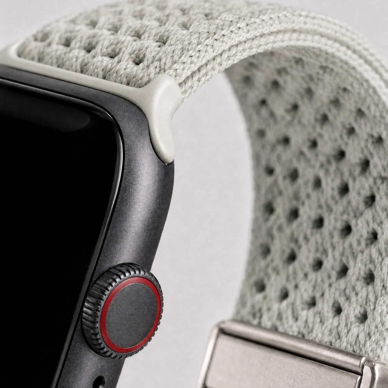 Apple Watch bandje Knit - nylon - sterrenlicht