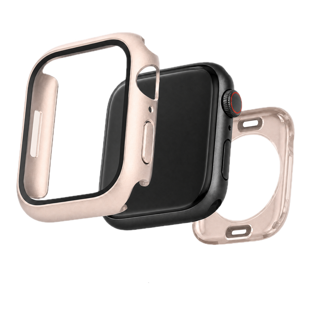 Apple Watch full body hardcase Armor - rose goud