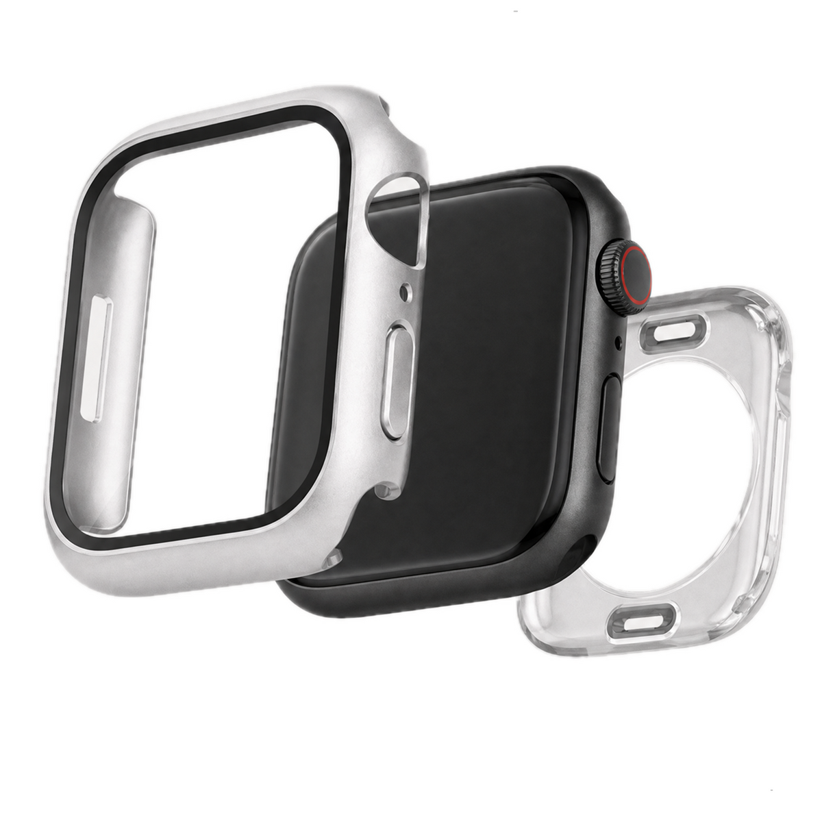 Apple Watch full body hardcase Armor - zilver