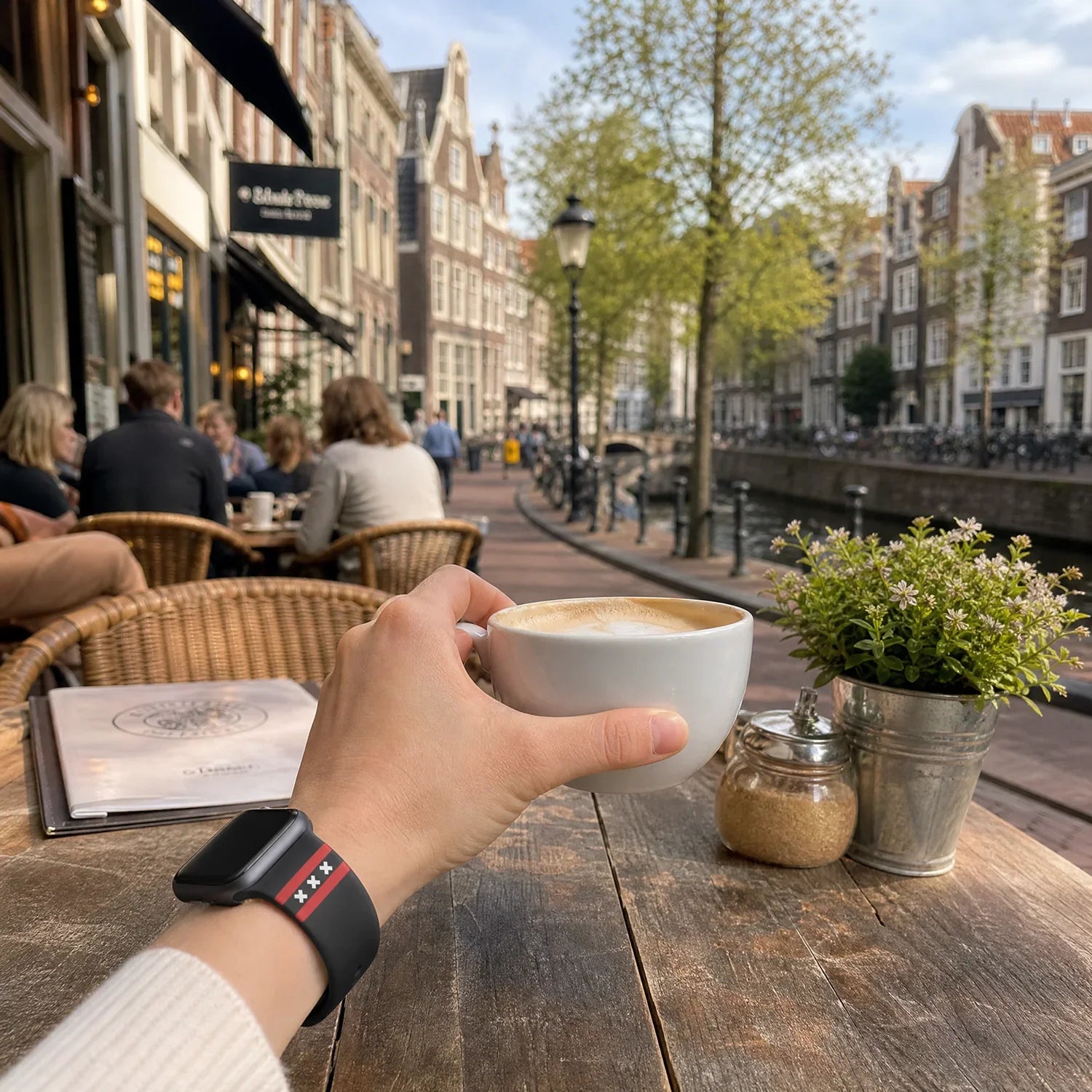 Apple Watch print bandje - siliconen - Amsterdam XXX