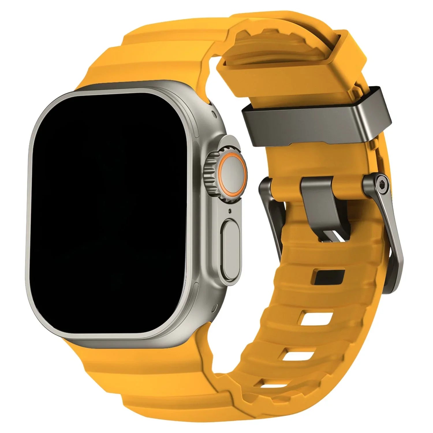 Apple Watch Ranger bandje - siliconen - geel