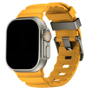 Apple Watch Ranger bandje - siliconen - geel
