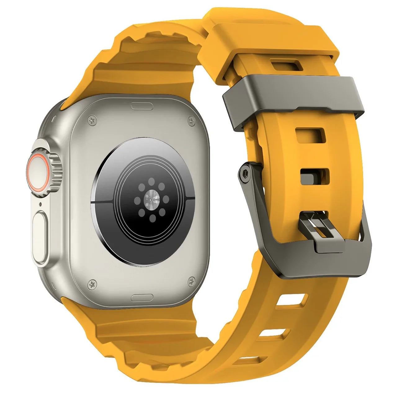 Apple Watch Ranger bandje - siliconen - geel