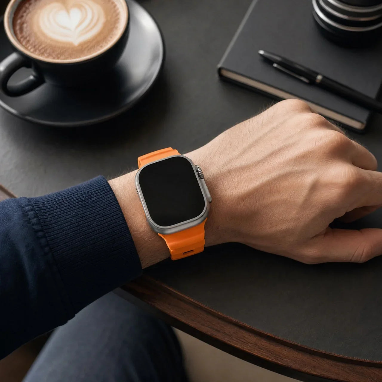Apple Watch Ranger bandje - siliconen - oranje