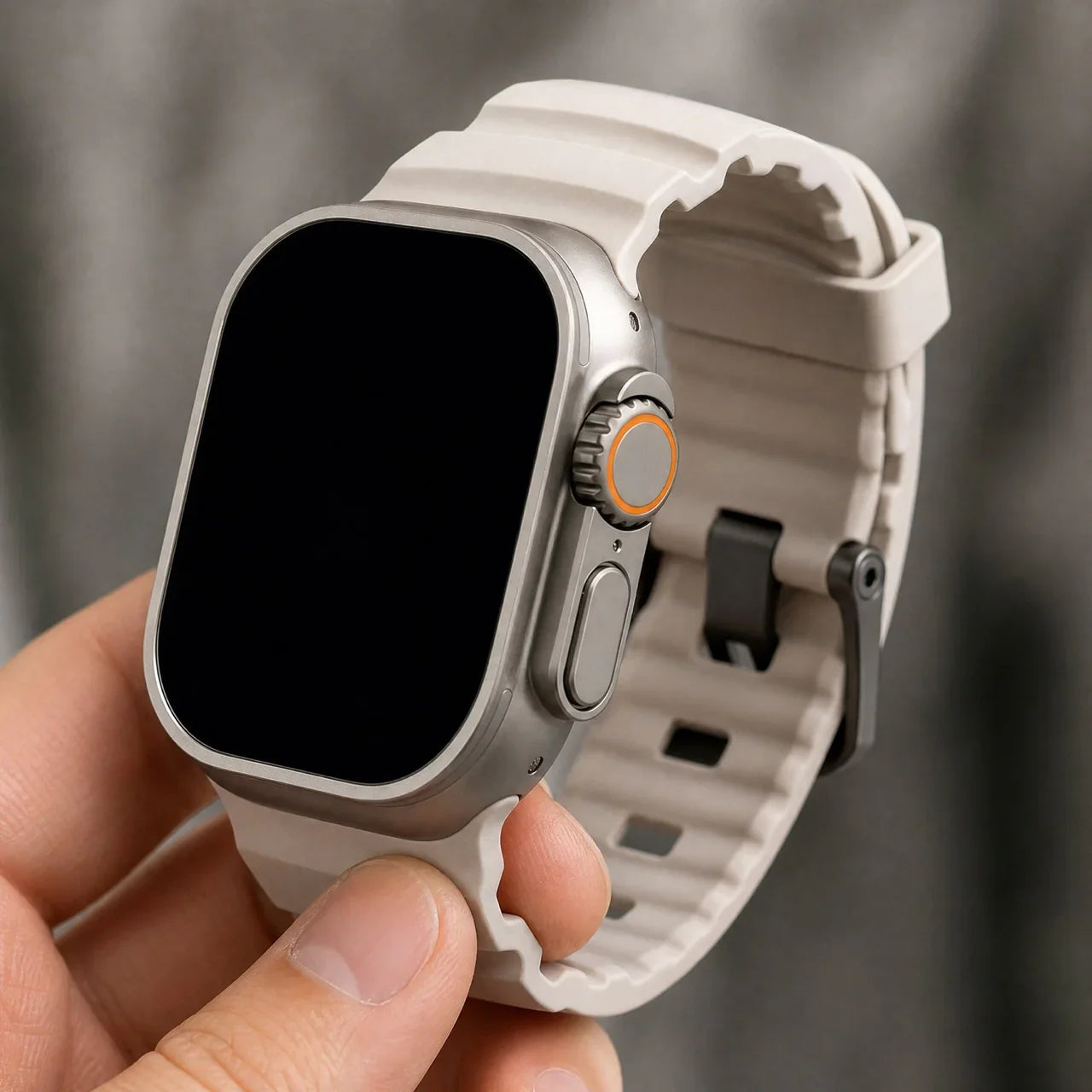 Apple Watch Ranger bandje - siliconen - sterrenlicht