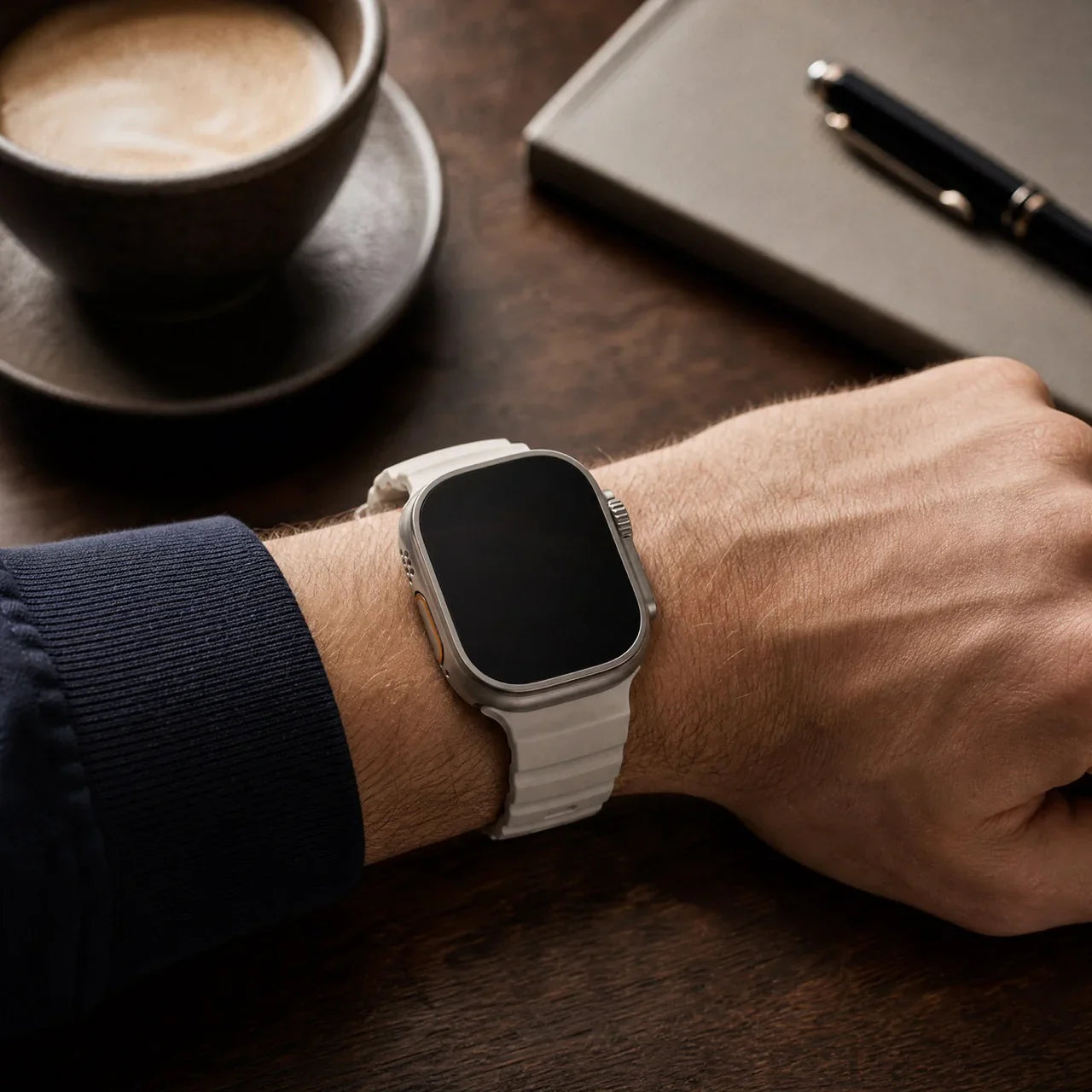 Apple Watch Ranger bandje - siliconen - sterrenlicht