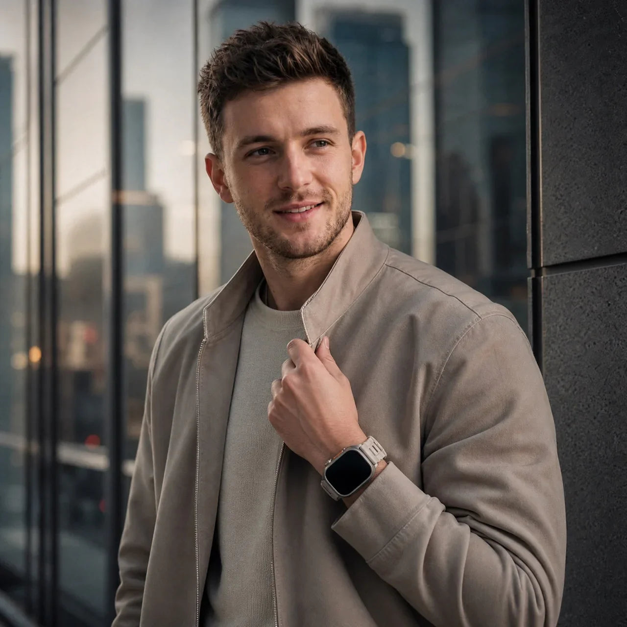 Apple Watch Ranger bandje - siliconen - sterrenlicht
