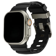 Apple Watch Ranger bandje - siliconen - zwart
